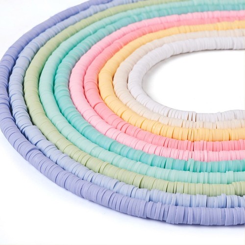 1 Box Handmade Polymer Clay Disc Acrylic Letter DIY Beads Jewelry Making Finding - Bild 3 von 13