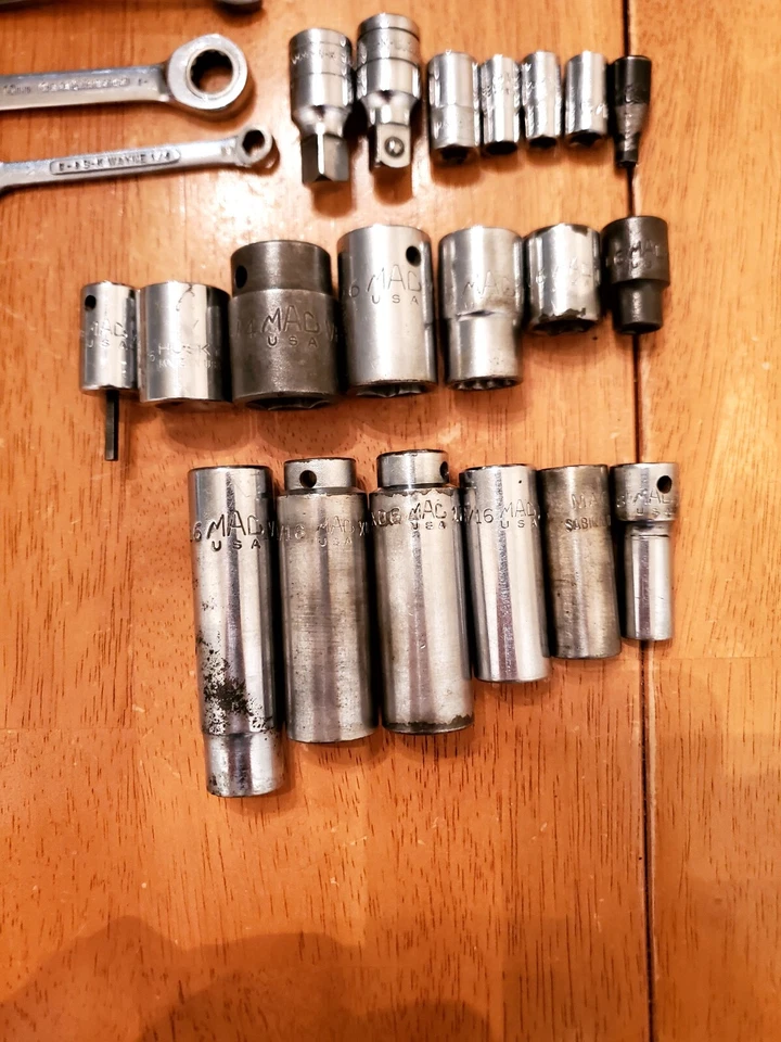 Llave de engranaje Mac S.K Otra marca Miscelánea Enchufes mixtos Llaves Destornilladores 27 piezas Foto 4 de 4