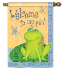 TOADALLY WELCOME - Breeze Art Premium Standard Flag,  28x40