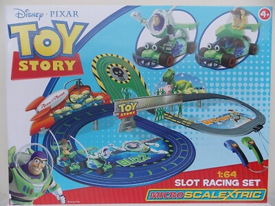 pista toy story slot racing set micro scalextric 1:64 track woody