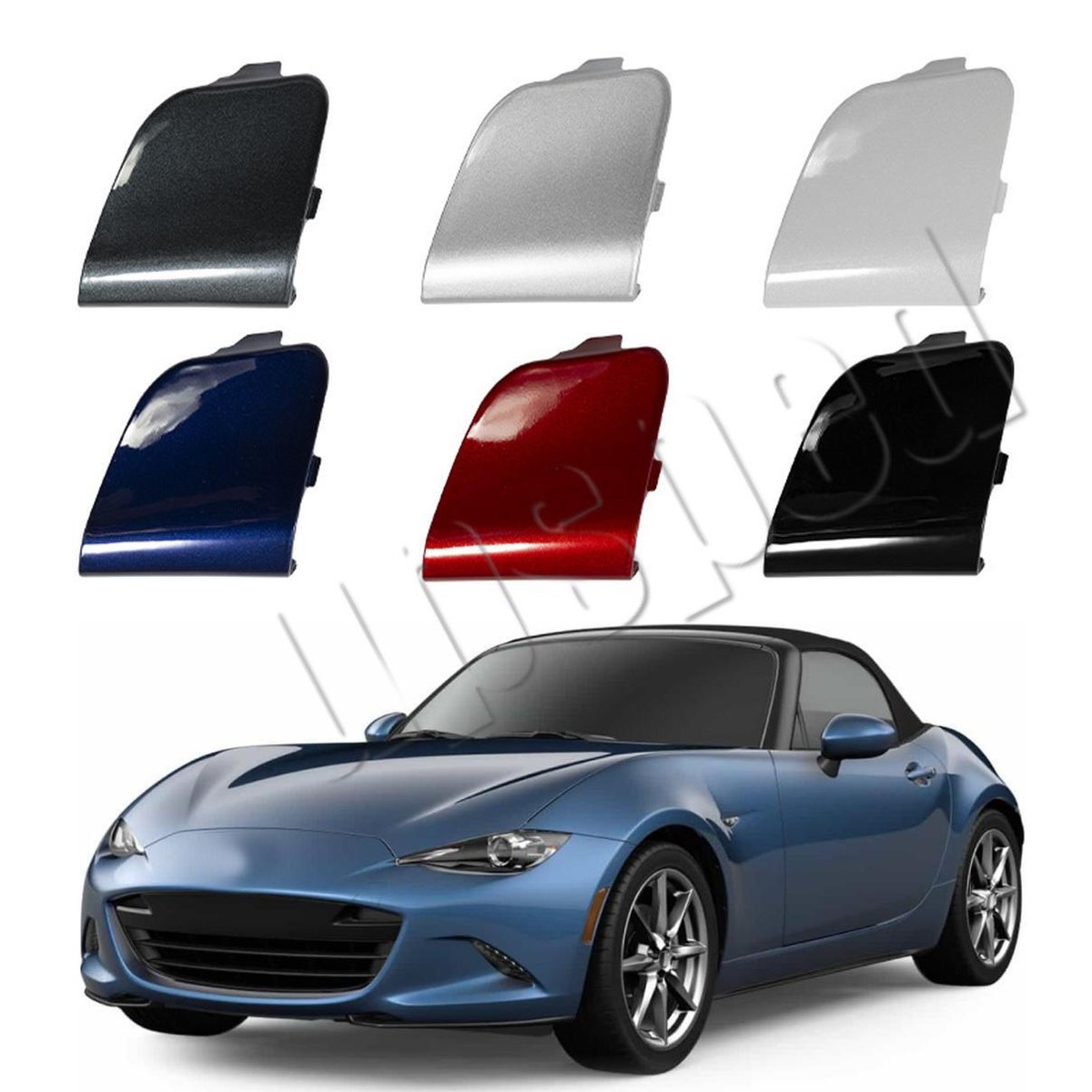 在庫整理 20本 まとめロードナイト彫 パーツ　（カニ除外19本上下貫通穴） Front Bumper Tow Hook Hole Cover Cap For Mazda MX-5 Miata 2016-21