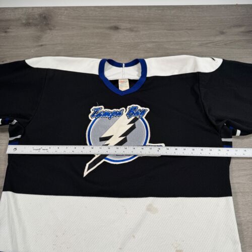 Vintage CCM Tampa Bay Lighting Jersey NHL Hockey Maska 90s Size Large - Bild 4 von 11
