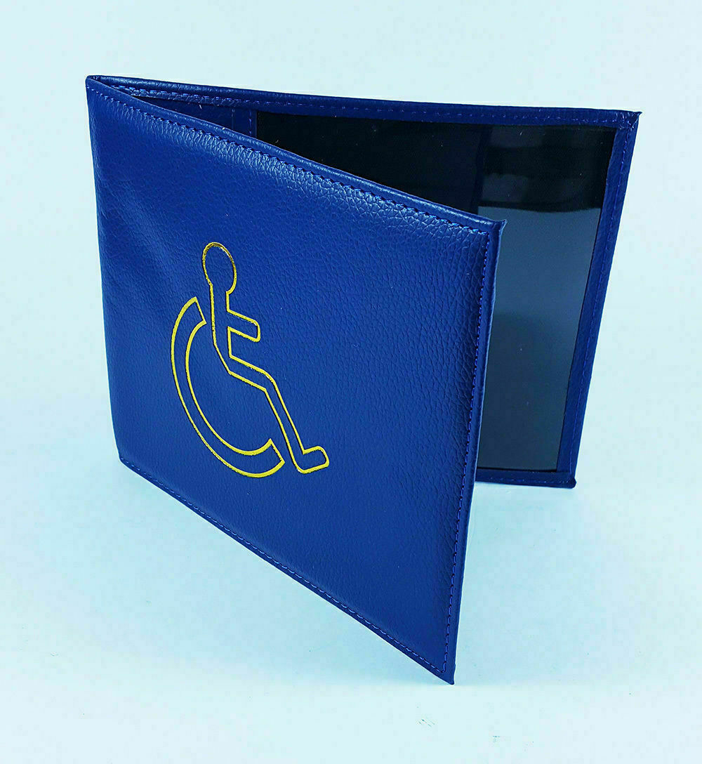 Disabled Blue Badge Holder Hologram Safe Parking Permit Display Cover