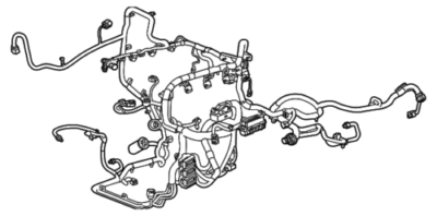 GM OEM 14-16 Sierra 1500 Electrical Wiring Harness-Engine