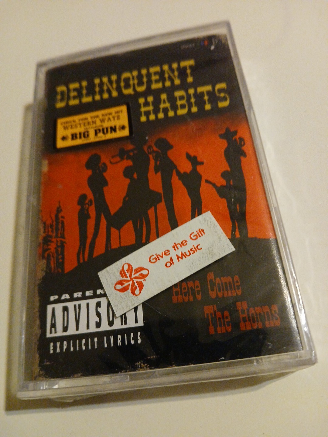 DELINQUENT HABITS Here Come The Horns SEALED Rap Hip Hop Tape