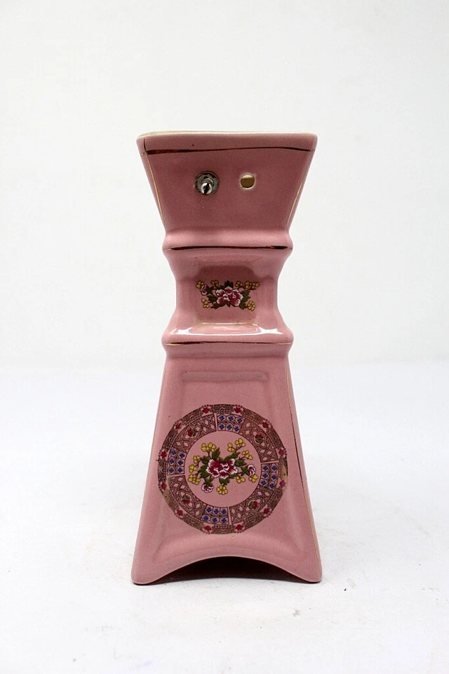 Antiguo Reloj Cerámica Original Estatua Coleccionable Raro Foto 3 de 4