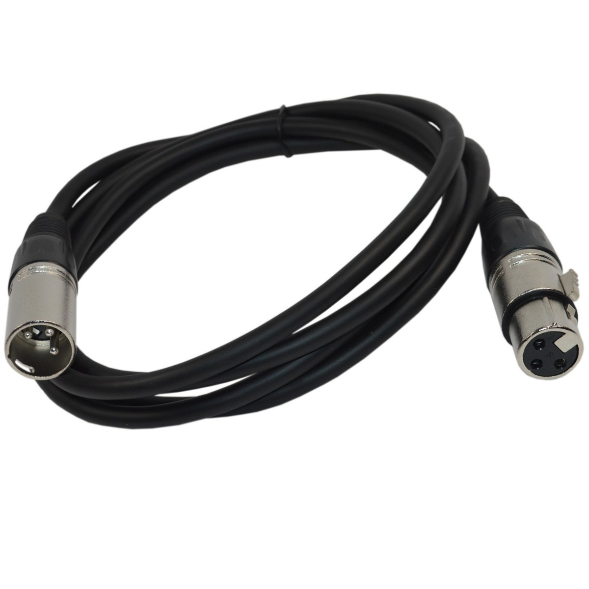 HQRP 6ft 3-pin XLR M to XLR F Cable for Audio-Technica