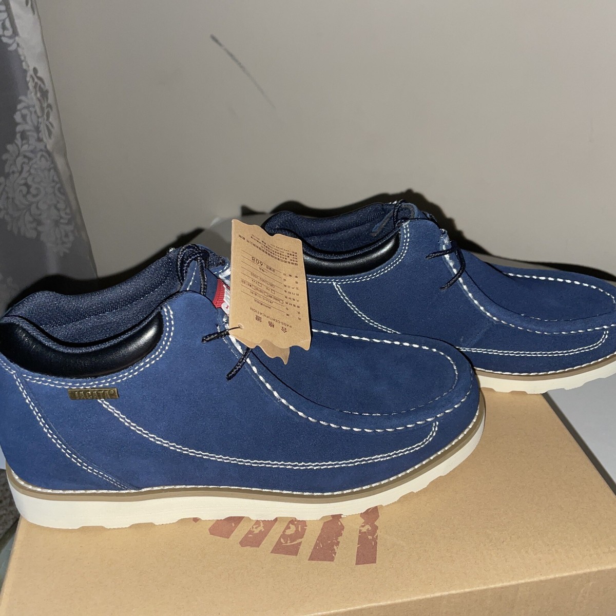 Jacata Leather Navy boots Some boots just pop—being blue doesn main image 2