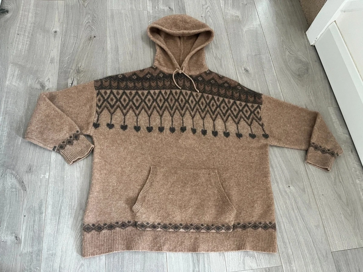 Womens fabulous Zara wool blend, super oversized jumper size XS-S
