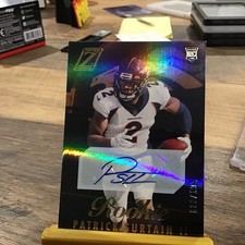 2021 Panini Zenith Patrick Surtain II Autograph ROOKIE RC #/199 Denver Broncos 