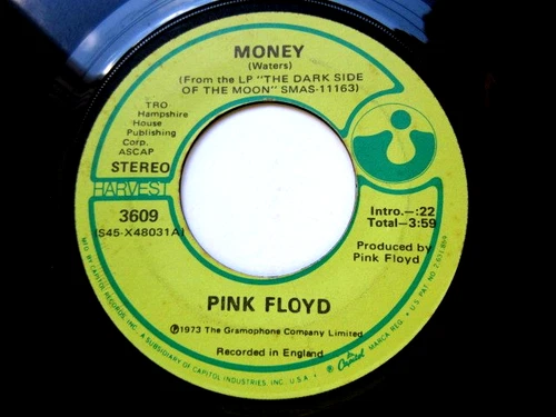PINK FLOYD - MONEY / ANY COLOUR YOU WLIKE - EX 45 RPM RECORD