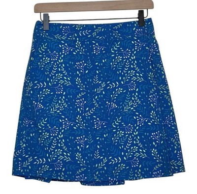 RipSkirt Size XS Blue Blossom Wrap Skirt Cover Up Beach Resort Swim Quick Dry