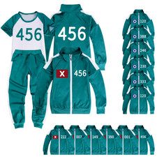 Kids Cartoon Game Cosplay Costume T-shirt Tracksuit Jacket Coat Pants Activewear