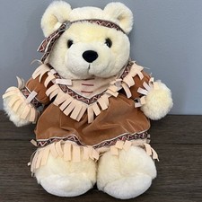 Dan Dee Teddy Bear in Indian Native American Costume Plush