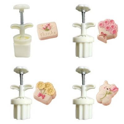 Mid-Autumn Series DIY Mooncake MoldS Pastry StampS Mooncake Moulds Hand Pressure