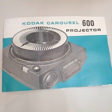 Vintage Kodak Carousel 600 Slide Projector instruction Manual guide book booklet