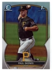 Paul Skenes 2023 Bowman Draft Chrome Refractors #BDC-14 Pittsburgh Pirates