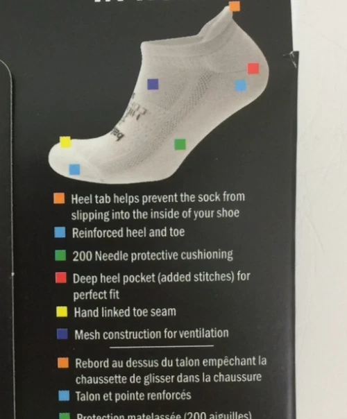 Balega Unisex No Show Running Socks Pack Of 9  Size S/M/L/XL Family Pack New F1 - Image 4 of 4