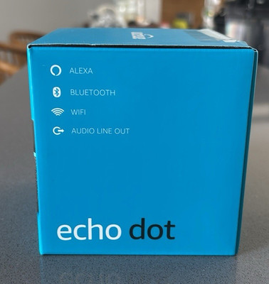 Amazon Echo Dot Alexa Smart Speaker, Bluetooth Wi-Fi 3.5mm Jack, Charcoal