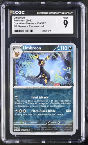 Umbreon graded CGC 9 for sale on eBay