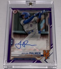 2021 Bowman - Paper Prospect Autographs Jaylen Palmer 232/250 #PAPR-JP (AU, RC)