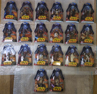 STAR WARS REVENGE OF THE SITH ROTS JOB LOT 20 FIGURES  CASE FRESH BARGAIN SA6