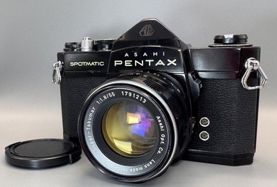 [Exc+5] Asahi Pentax Spotmatic SP & Super Takumar 55mm f/1.8 aus Japan #CP259