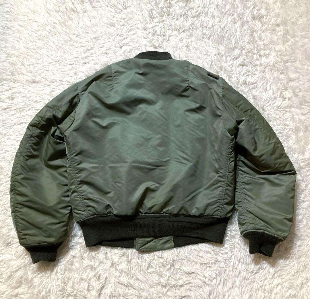 Buzz Ricksons MA1 Lion Patch Flight Jacket Good U… - image 10