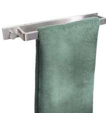 17 inch Heavy Duty Bathroom Towel Rack With Towel Hook, Brushed Stainless Steel