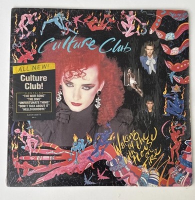 Culture Club - Waking Up with the House on Fire LP 1984 Original Shrink Hype EX