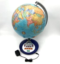 Geosafari World Talking Globe Eduacational Insights Learning System 1996 Tested