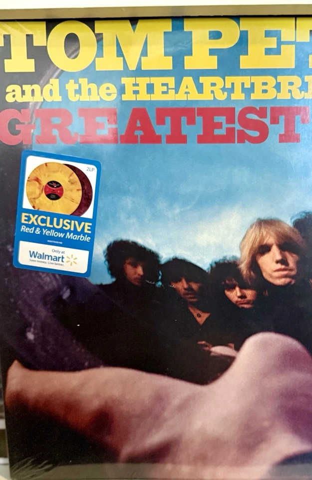 Tom Petty and the Heartbreakers Greatest Hits Red & Yellow Marble Vinyl 2LP New - Image 2 of 3