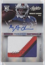 2013 Panini Absolute Jumbo Signatures Prime 26/49 Marquise Goodwin Auto 07rd