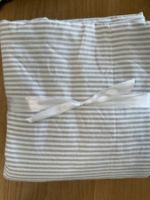 Pottery Barn Kids Oxford Stripe Blackout Curtain 44 x 84" Chambray Blue