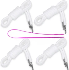 4 Pieces 53 Inches Drawstring Cords Replacement Drawstrings with Easy Threader f