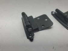 Ravinte Face Frame Overlay Cabinet Hinges 48 Pack Black Soft Close