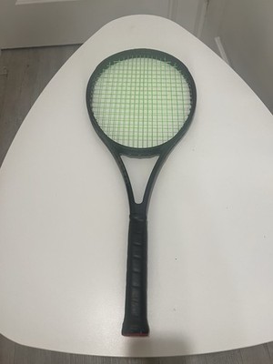 WILSON PRO STAFF 97LS v11 4 1/4 Grip Solinco Hyper-G Strings Tennis Racket Used