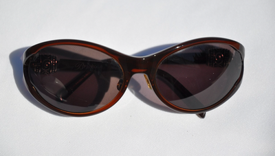 Brighton Ayu Bead Brown Sunglasses Handmade EUC | eBay