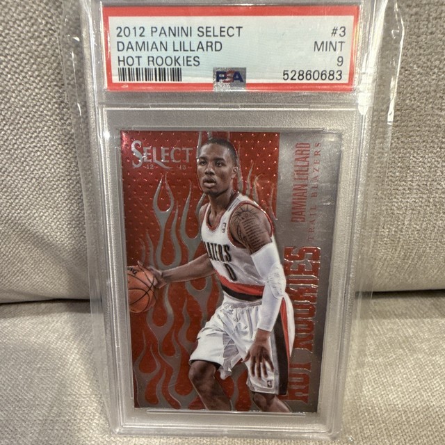2012 Panini Select Damian Lillard Rookie PSA 9