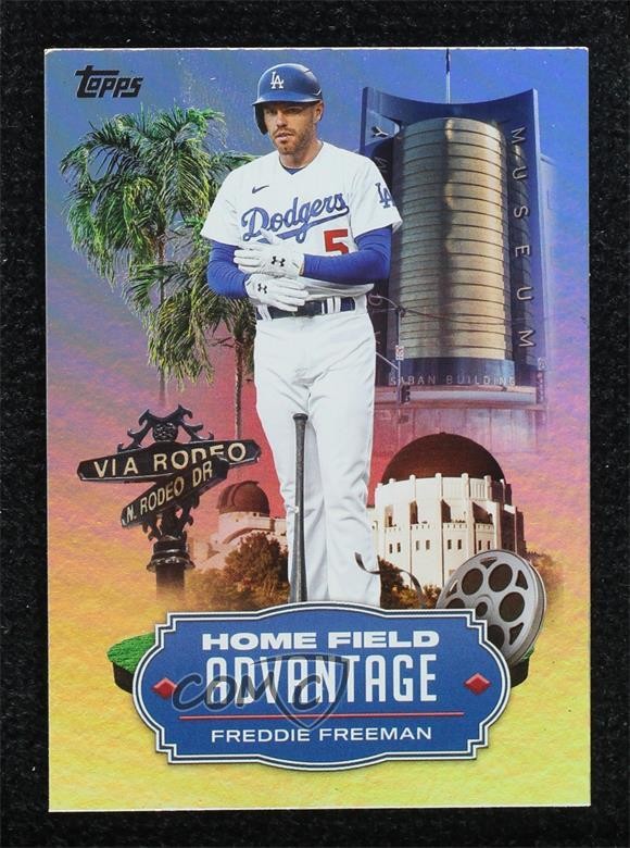 2023 Topps Series 1 Home Field Advantage Freddie Freeman #HA-9 3gq