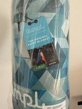 Rumpl Original Puffy Blanket-Geo Blue NWT 52 X 75