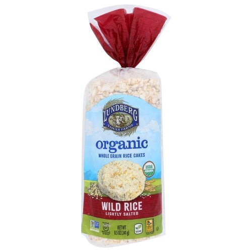 Pasteles de arroz silvestre orgánicos 8,5 OZ (caso de 6) por Lundberg