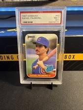 1987 Donruss - Rated Rookie Rafael Palmeiro #43 (RC) PSA 7 (ST)