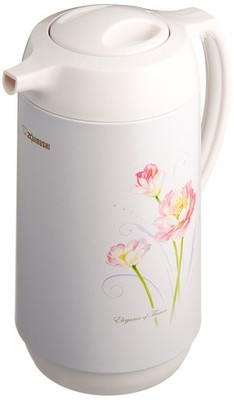 ZOJIRUSHI Glass Thermos, Insulated Tabletop Pot, 1000ml, Silver AG-KD10-FC