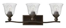Hinkley Lighting - Bolla - 3 Light Bath Vanity in Transitional Style - 26 Inches