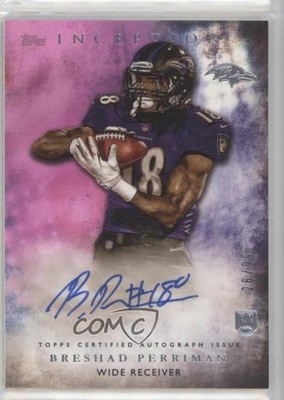 2015 Topps Inception Rookie Magenta 26/99 Breshad Perriman #RA-11 Auto RC 1x9