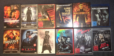 Horror Ab 18! Blade 1-3, Sin City1+2, Kaliber 9, Tanz d Teufel, Highlander, ect.