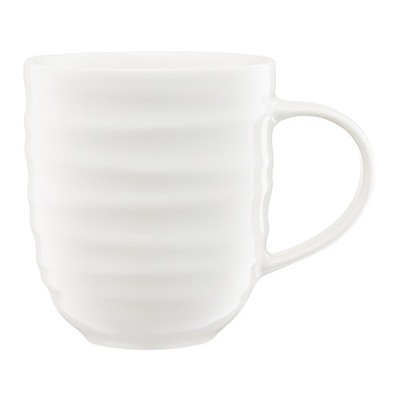 AMBITION Kaffeebecher Kaffeetasse Tasse Becher Porzellan Tee 340 ml Diuna weiß 