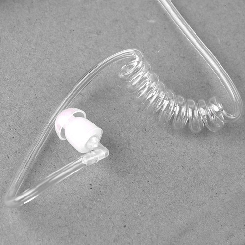 NEW Earphone Air Tube with PTT LED Light Microphone K Port For Quansheng Radio - Photo 6/12
