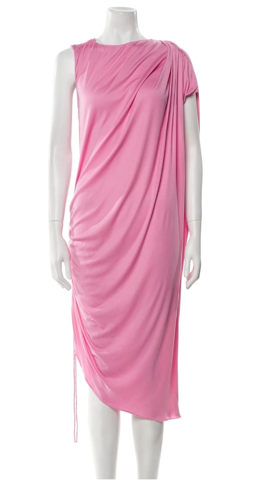 Marina Moscone Bateau Escote Rosa Talla 6 Precio de venta sugerido por el fabricante ¡1250 USD! Nuevo con etiqueta ¡Envío gratis!